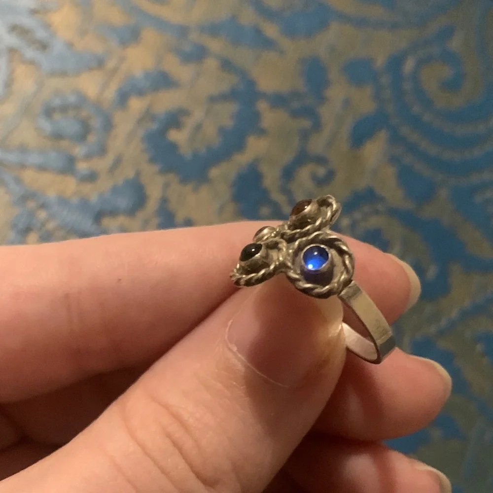 925 MEXICO 4 Color Ring - Picture 2 of 7